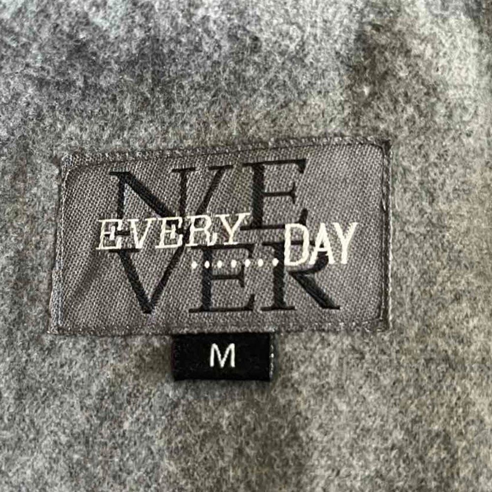 NEVER Every Day Cozy Womens Long Sleeve coat/jacket Gray Sz M - Picture 4 of 15